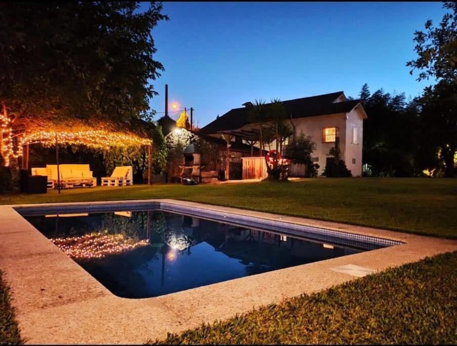 A Vina De Lina. Turismo Rural Con Piscina Y Finca. Pontevedra Exteriör bild