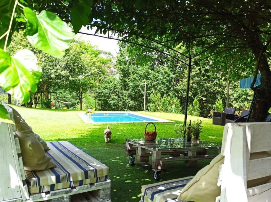 A Vina De Lina. Turismo Rural Con Piscina Y Finca. Pontevedra Exteriör bild