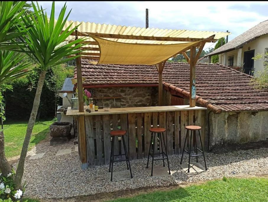 A Vina De Lina. Turismo Rural Con Piscina Y Finca. Pontevedra Exteriör bild